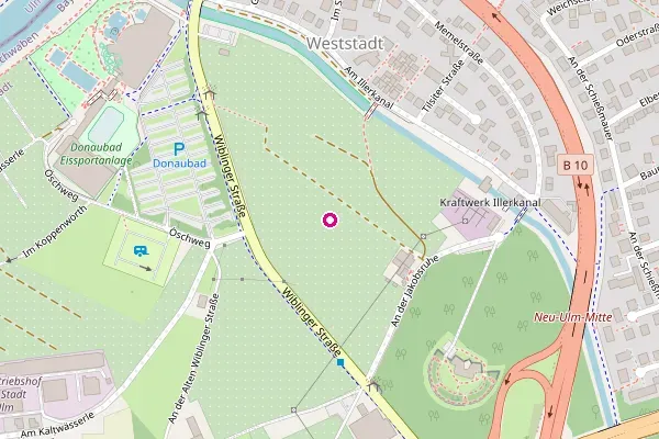 Karte: Jakobsruhe, Neu-Ulm